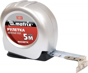 Рулетка 3 м х 16 мм магнитный зацеп MATRIX - krep66.ru - Екатеринбург