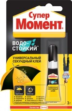 Клей "Супер Момент водостойкий" 3 гр - krep66.ru - Екатеринбург