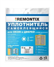 Уплотнитель самоклеящийся D 6м белый Remontix - krep66.ru - Екатеринбург