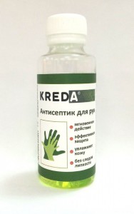 Антисептик для рук 0,1л ТМ KREDA - krep66.ru - Екатеринбург
